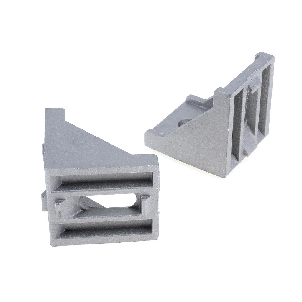 10pcs 4040 Aluminum Angle Code Nut Hole Connector Support T-slot Profile Frame Extrusion Bracket for The Flow Profile