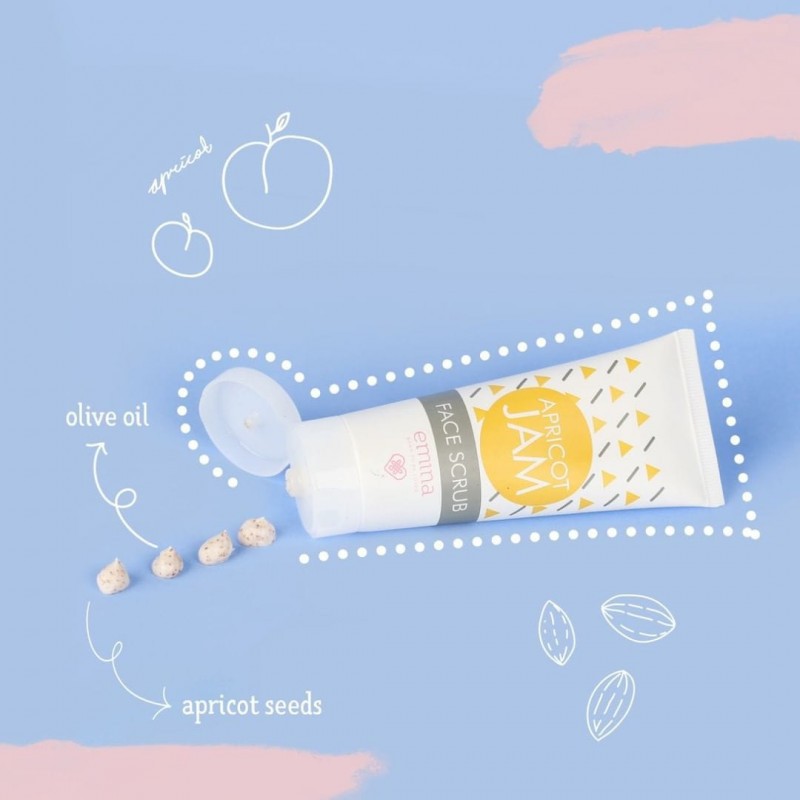 ☘️ CHAROZA ☘️ Emina Apricot Jam Face Scrub 60 ML