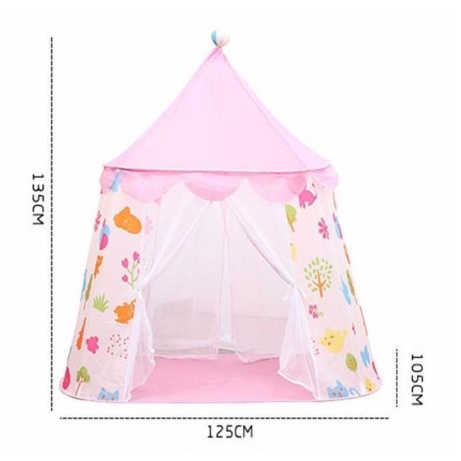 TENDA BERMAIN ANAK HOUSE CASTLE MODEL 2 PINTU TENDA LIPAT