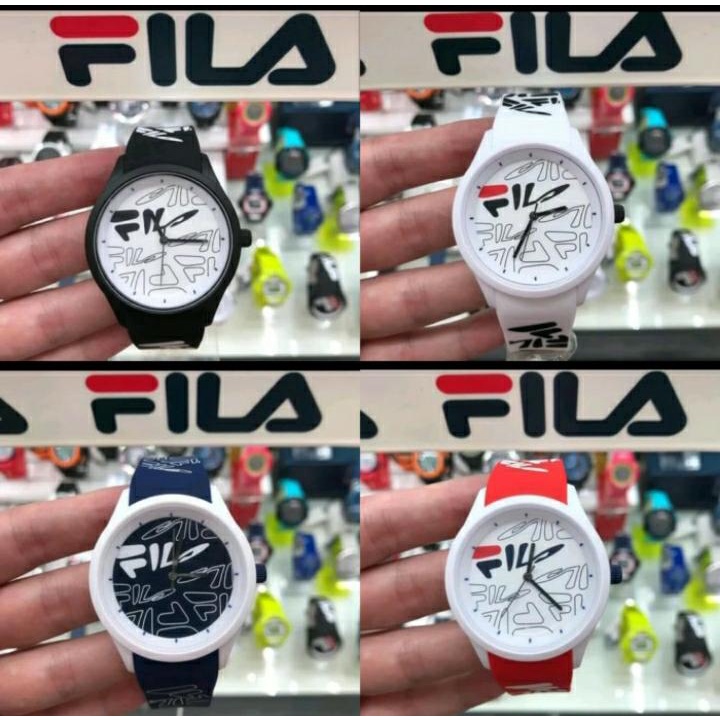 F86 JAM TANGAN FLA PRIA/WANITA STRAP KARET