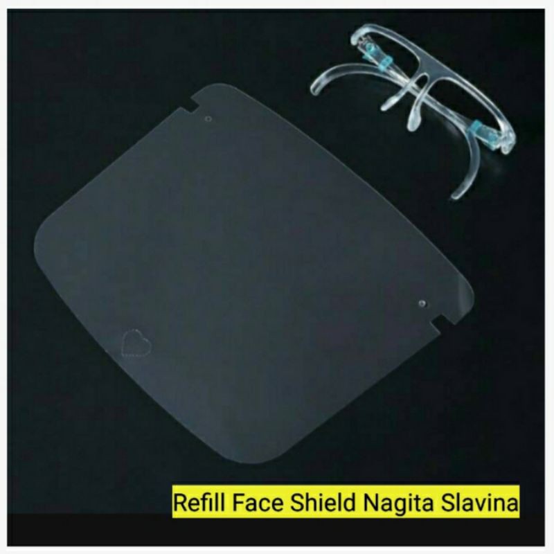 REFILL Face Shield Kacamata artis Nagita Slavina Lensa Mika Refill