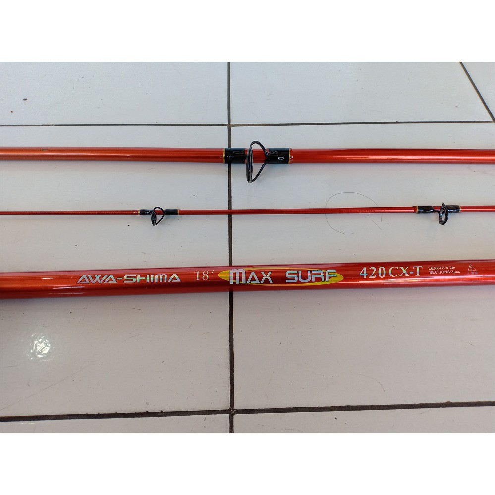 Joran Pasiran Sambung 3 Awashima Max Surf 420 TERBAIK