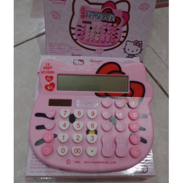 

Kalkulator jumbo hellokitty face