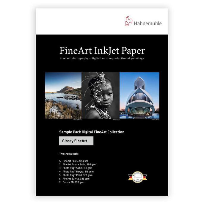 

BARANG BARU Hahnemuhle FineArt Glossy Inkjet Paper Sample Pack (8.5 x 11 In., 14 S