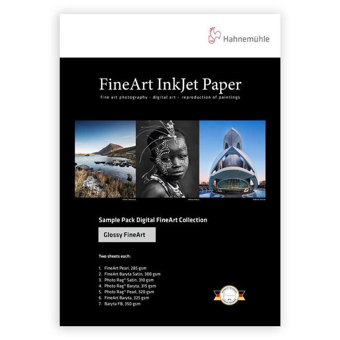 

BARANG BARU Hahnemuhle FineArt Glossy Inkjet Paper Sample Pack (8.5 x 11 In., 14 S