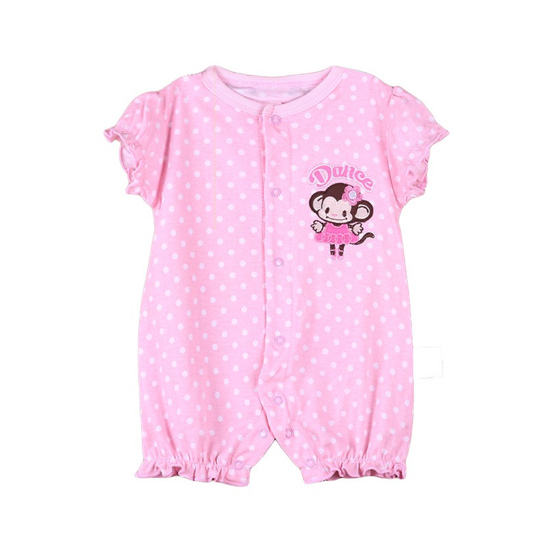 BABYSICAL 0-12 Bln / Baju Bayi Romper Pendek Lucu Motif Perempuan Jumper HY1903 Series-1