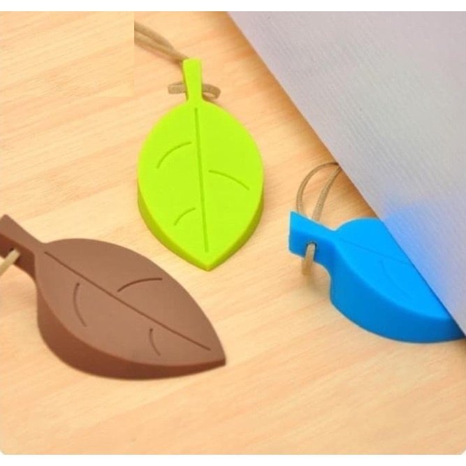 Penahan Pintu model Daun Lucu/ Door stopper / ganjalan pintu