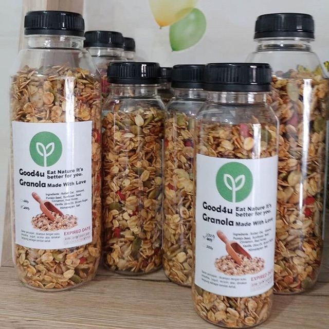 

Granola mixed