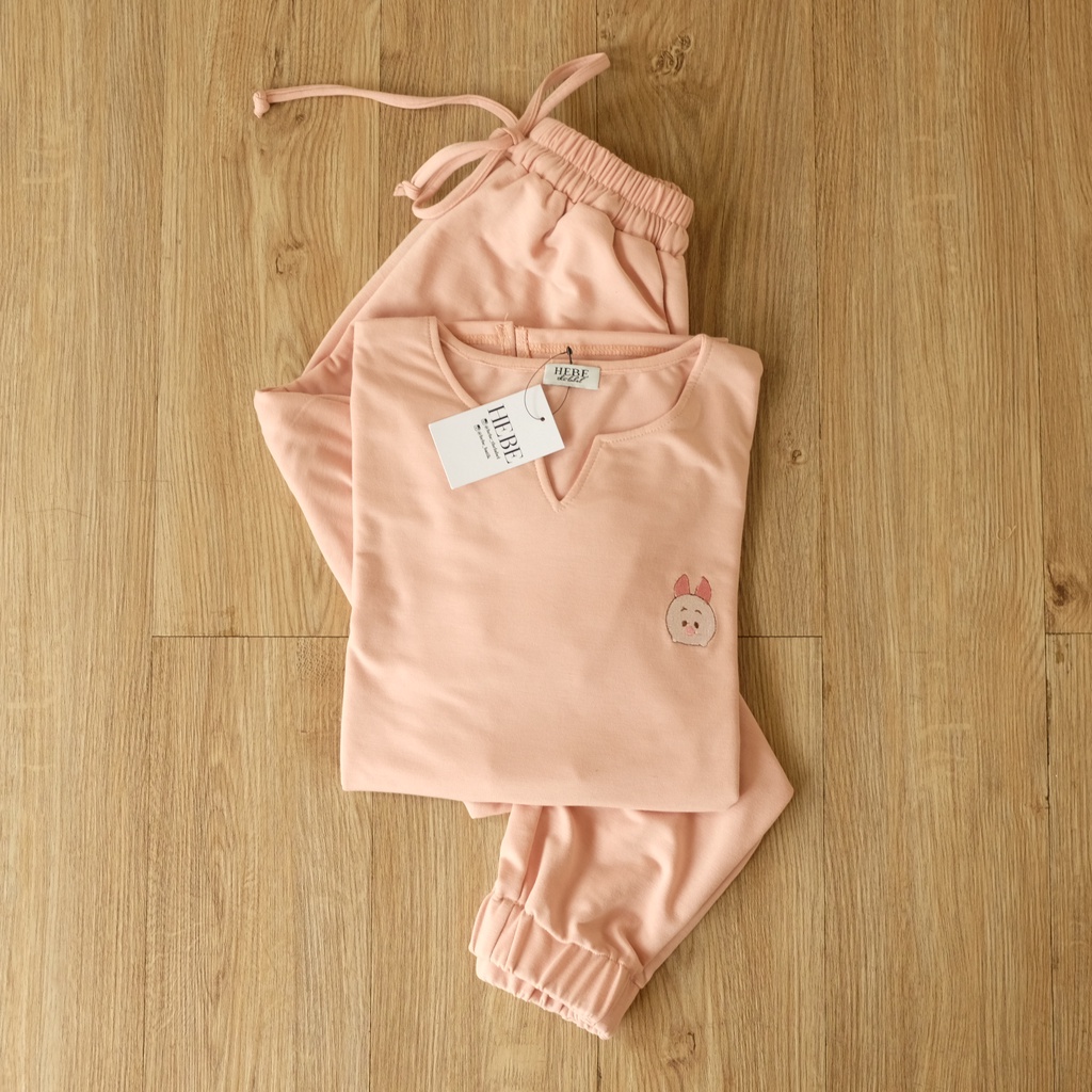 Furry Set SPECIAL EDITION Pakaian Wanita-Mocha Piglet