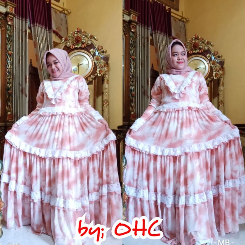 gamis tidyie renda ORI BY OHC