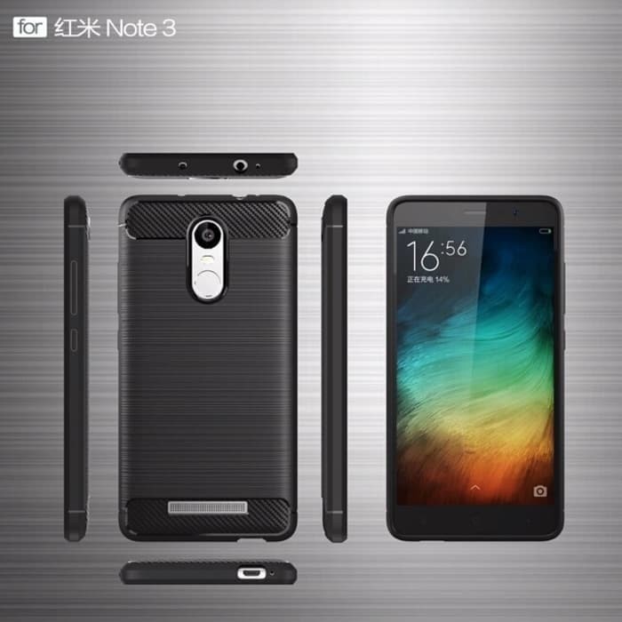 XIAOMI REDMI NOTE 2 REDMI NOTE 3 REDMI NOTE 4 4X Silicon Carbon Slim Fit Soft Case Premium