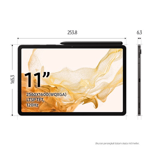 Samsung Galaxy Tab S8 5G 8/128GB - Graphite-1