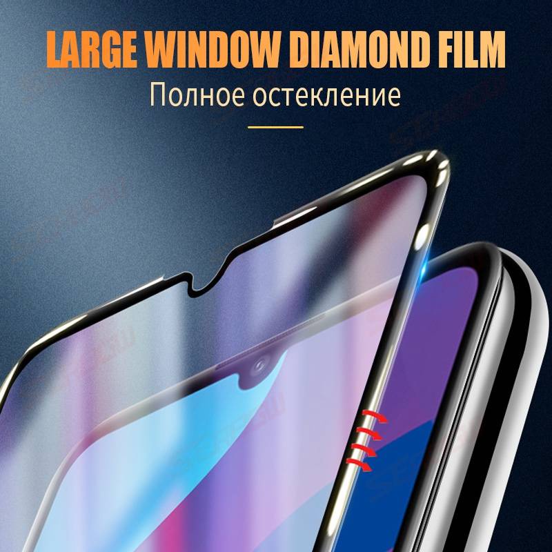 9D Full Tempered Glass For Huawei honor 9A 9C 9S 9X 8A 8C 8S 8X Screen Protector Honor 9i 10i 20i 20S Protective Glass Film Case