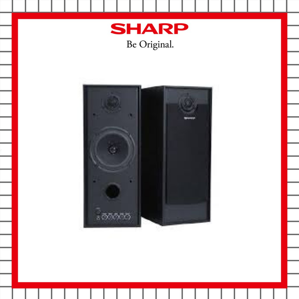 SPEAKER AKTIF SHARP KARAOKE CBOX-ASP350BL / ACTIVE SPEAKER SHARP KARAOKE CBOX-ASP350BL + PACKING