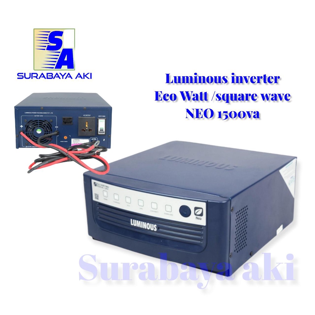 LUMINOUS Inverter Neo Eco Watt 1500VA - 24V ecowatt 24volt 1500va ECOWATT 1500VA UPS