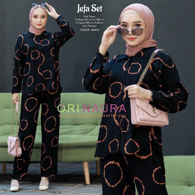 JEVA SET CPLP SANTUNG RAYON MOTIF TERBARU SETELAN DEWASA MODERN MASAKINI