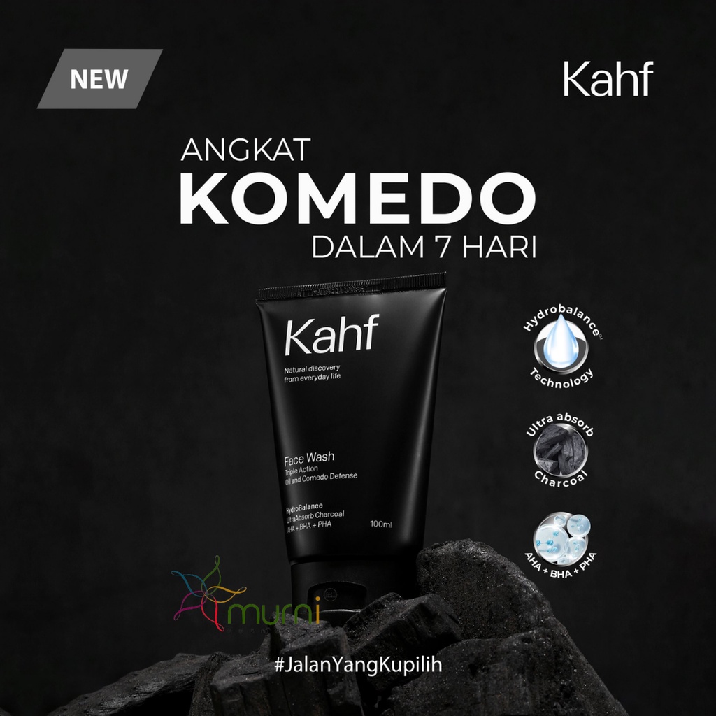 KAHF FACE WASH TRIPLE ACTION OIL AND COMEDO DEFENSE 100ML