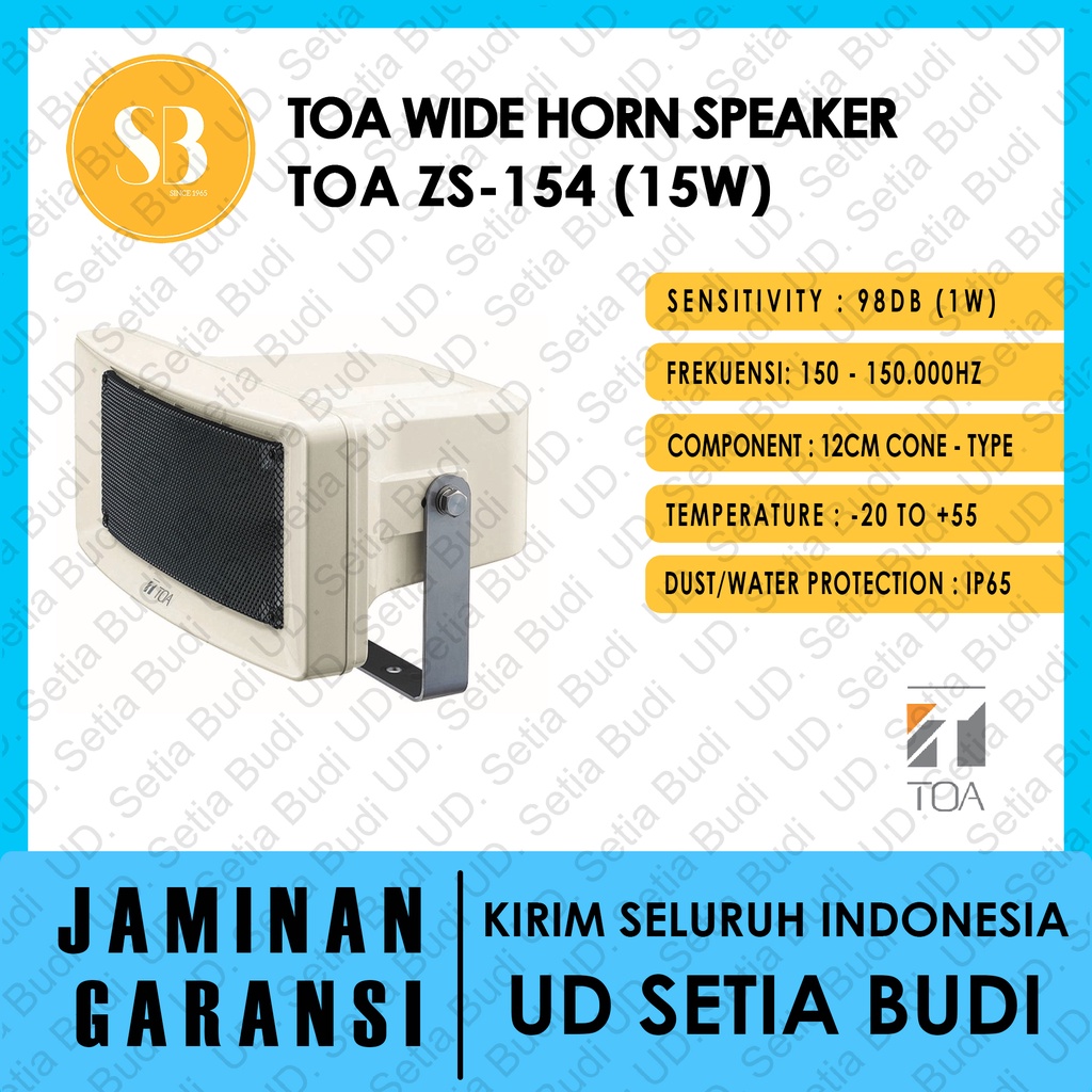 TOA ZS-154 Wide Horn Speaker Asli dan Bergaransi