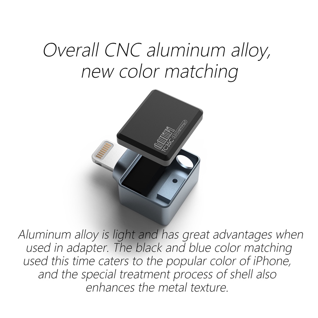 Dd ddHiFi TC35C Lightn-ing Ke decoding PCM High Fidelity Adapter Untuk ios Realtek ALC5686 DAC Chip Up Ke 32-bit 384kHz