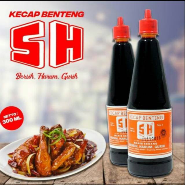 

KECAP SH ASLI BENTENG 300ml-MANIS SEDANG