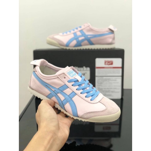 Sepatu Onitsuka Tiger Mexico 66 Pink Blue Made In Indonesia
