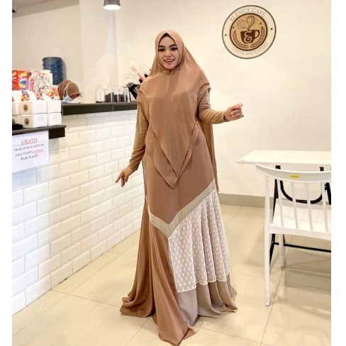 Dress Sunny Ied Series Gamis SET Khimar by Viendra