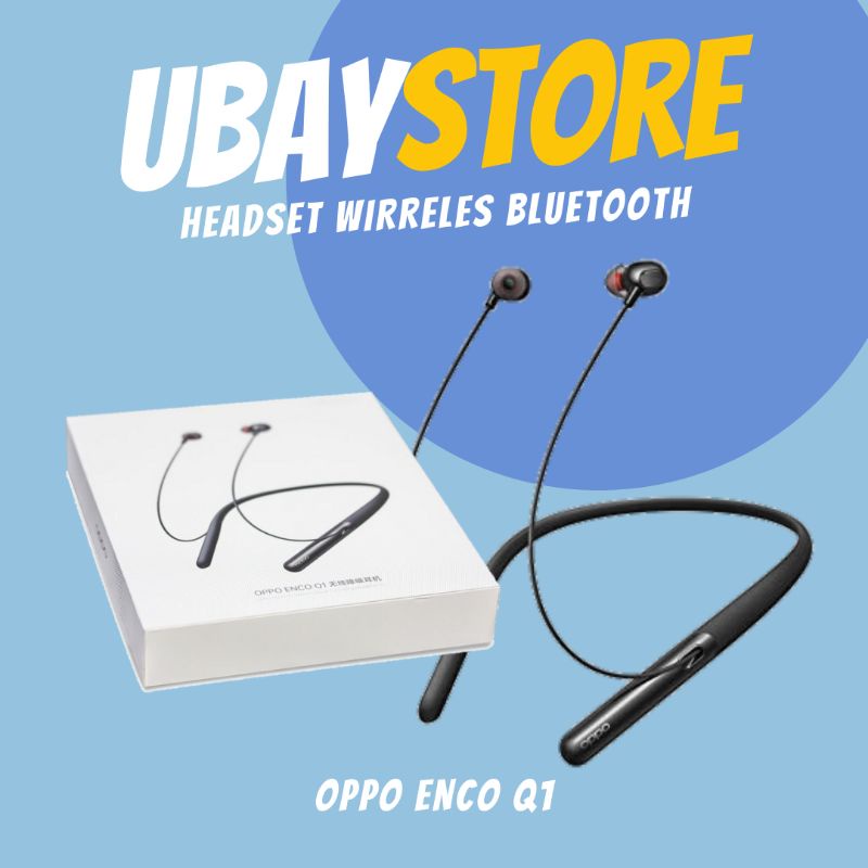 Headset Wirrelws Bluetooth OPPO ENCO Q1 Garansi Resmi