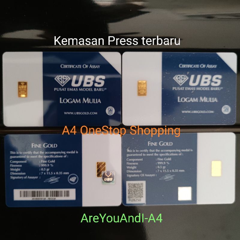 Emas LM UBS 0.5 gram Press