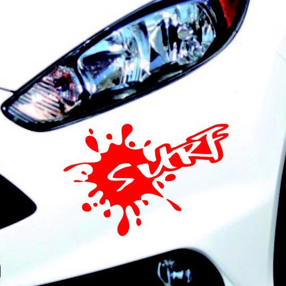 Bahan Oracal sticker surf stiker mobil stiker croot stiker emblem mobil stiker bemper depan stiker k