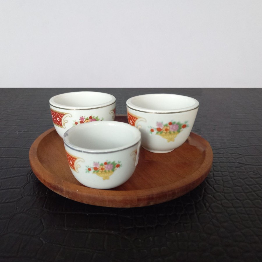 CENTE / CANGKIR CINA / SLOKI KERAMIK JM KEMBANG