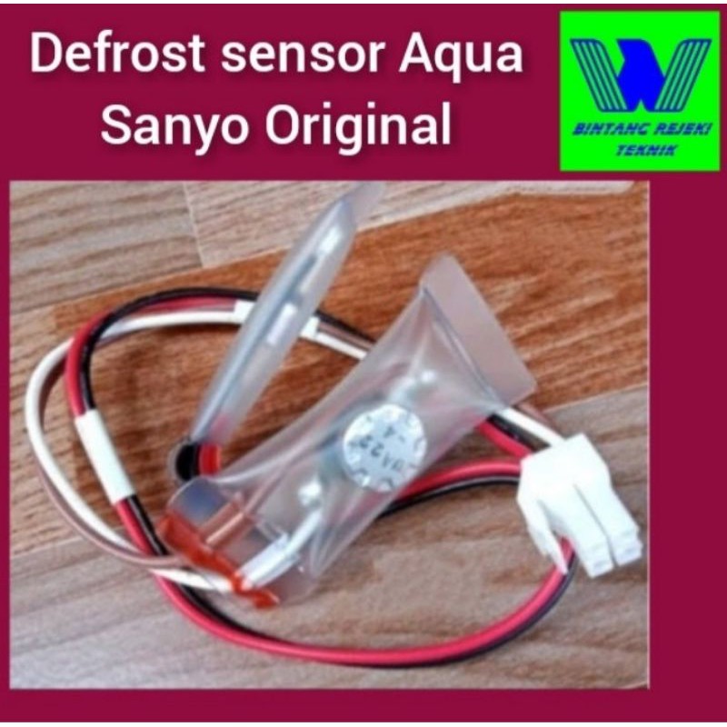 Sensor defrost bimetal kulkas Aqua Sanyo 2 pintu original