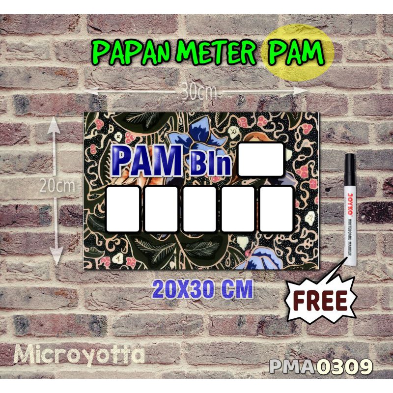 

Microyotta Papan Meter Listrik PLN PAM motif Unik - Batik 09