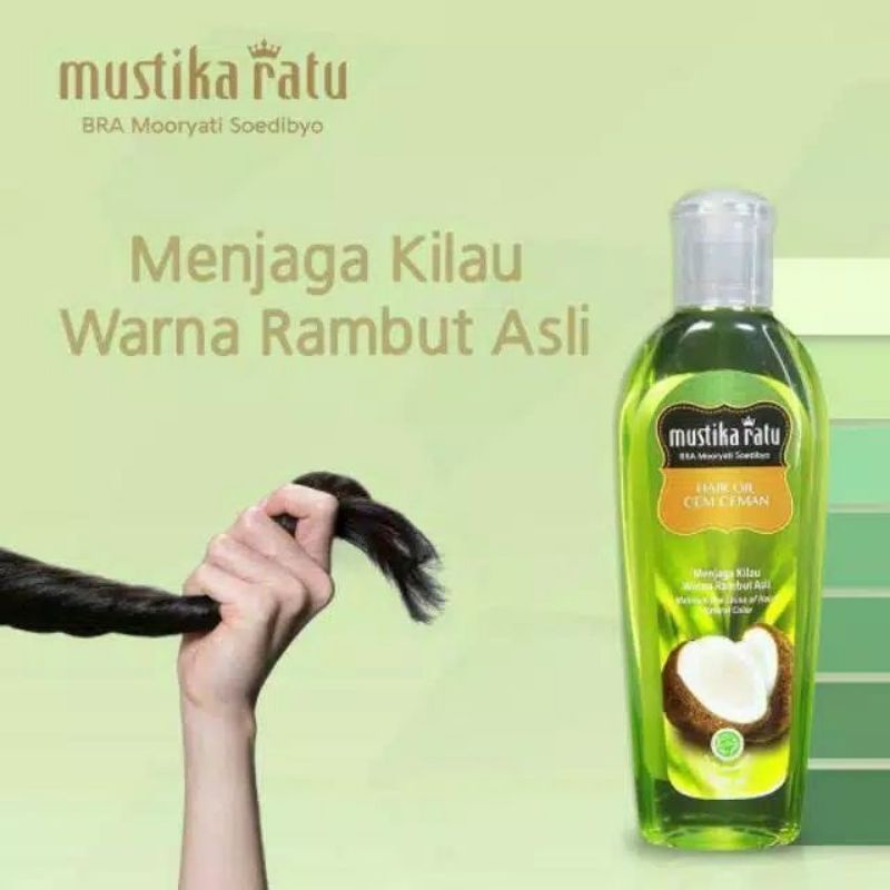 Mustika Ratu Minyak Rambut Cemceman 175ML / Minyak Kelapa / Menghitamkan