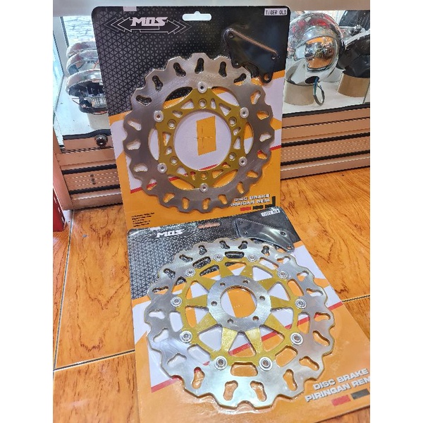 Piringan disc cakram depan mos 300mm pnp megapro tiger old tirev
