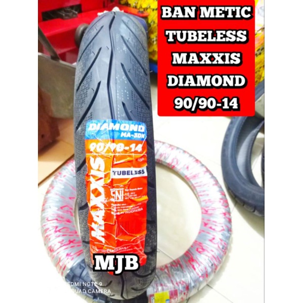 ban metic maxxis diamond tubeless 90/90-14 tubles ban honda beat vario mio fino spacy xeon nex spin 