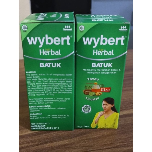 wybert obat batuk herbal aman untuk ibu hamil dan menyusui 60 ml