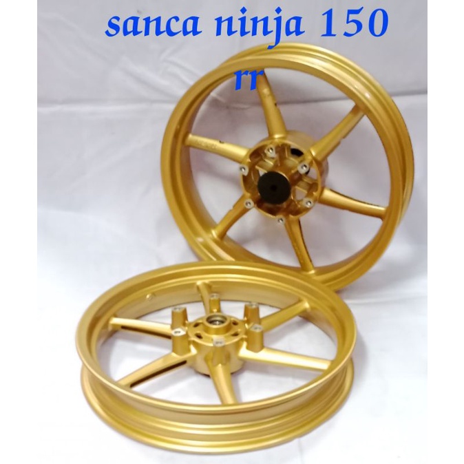VELG PELAK V ROSSI NINJA 150 RR MODEL COPY RCB PALANG 6. PELAK PELEK V ROSSI SANCA PALANG 6 NINJA RR