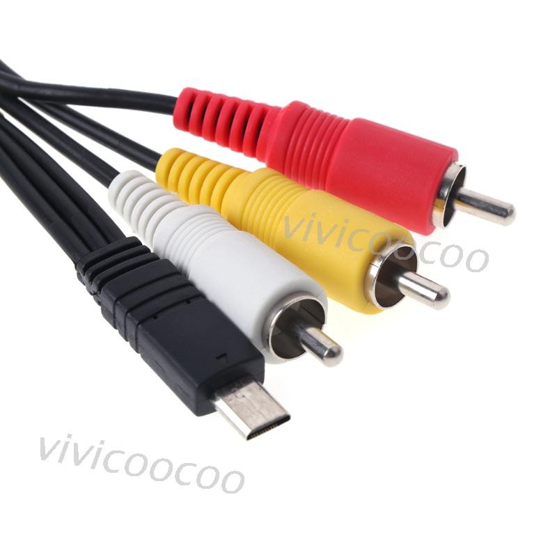 Vivi Kabel Av Vmc-15Mr2 Rca Terminal Cord Untuk Kamera Digital Camcorder Sony