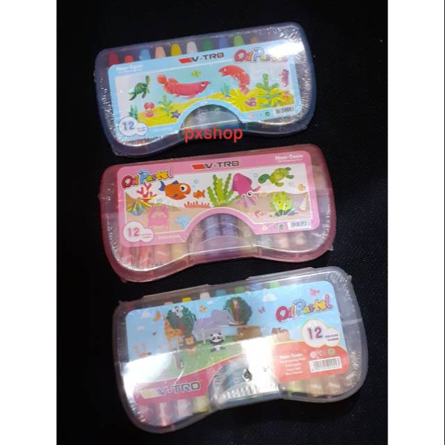 

Crayon Mini 12 warna Vtro / Titi
