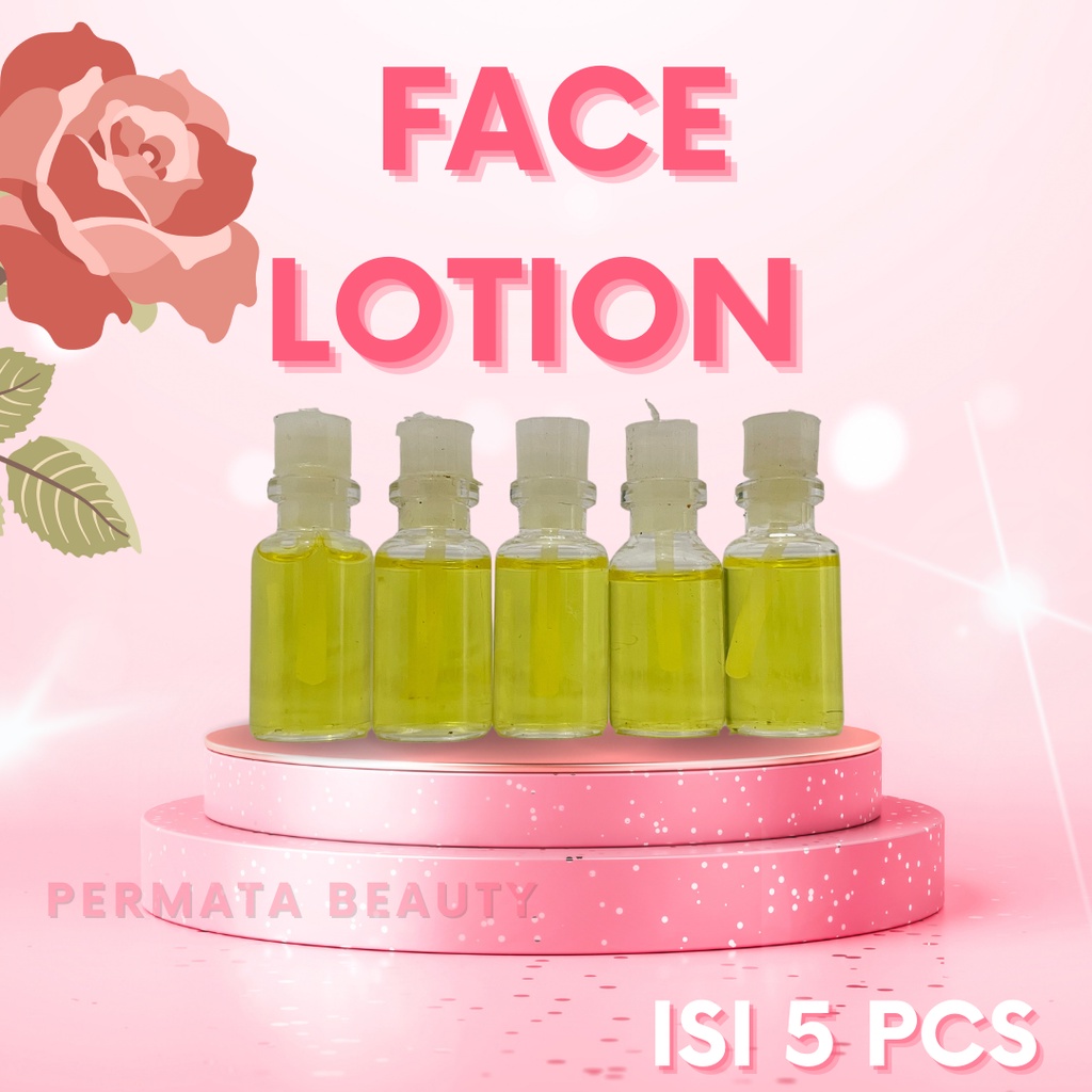 (isi 5) LOTION WAJAH/ PEMUTIH BEKAS JERAWAT KULIT TIPIS / CREAM PEMUTIH WAJAH / CREAM RACIKAN DOKTER