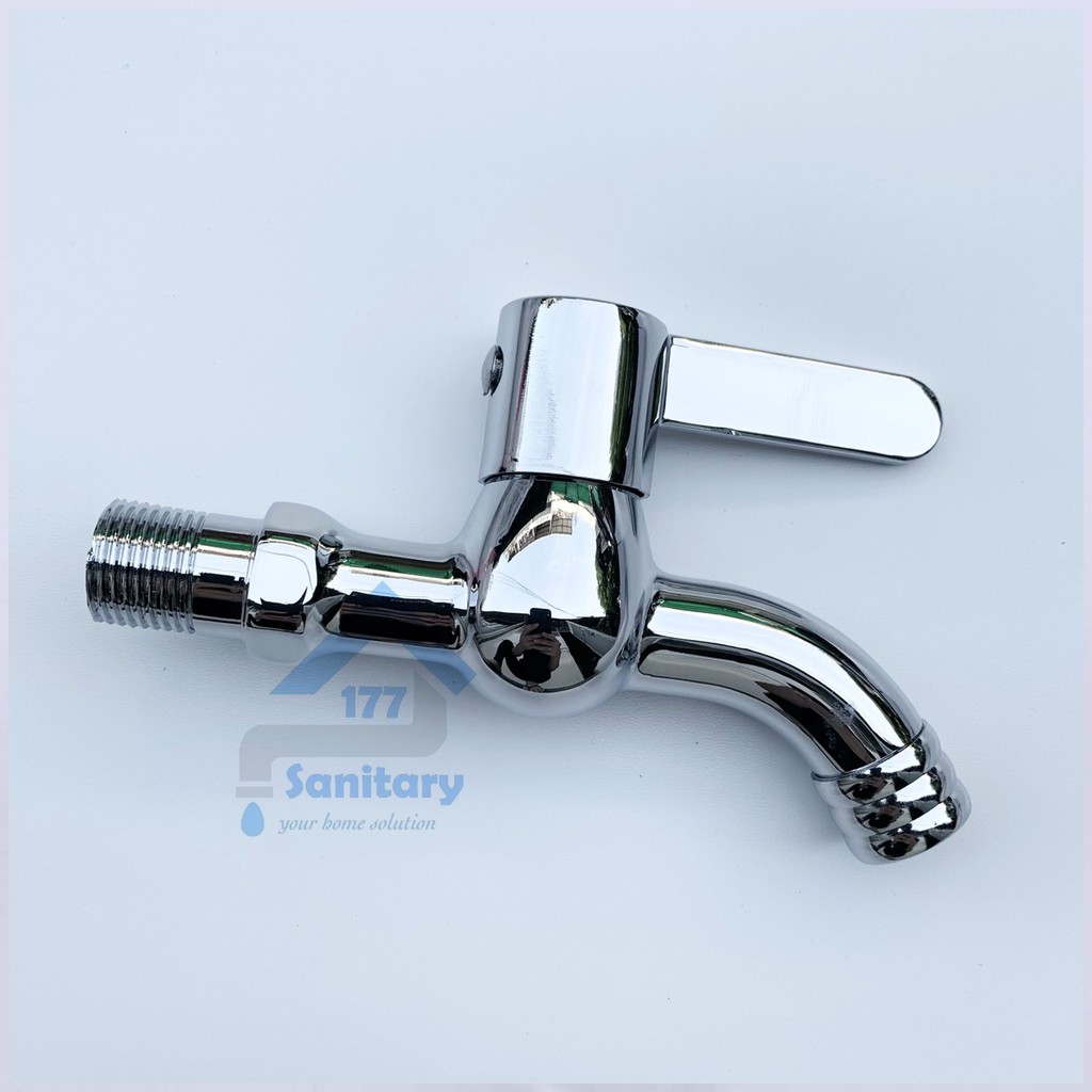 Kran TEMBOK minimalis engkol KUNINGAN Tebal 366- keran air brass kamar mandi faucet /H11