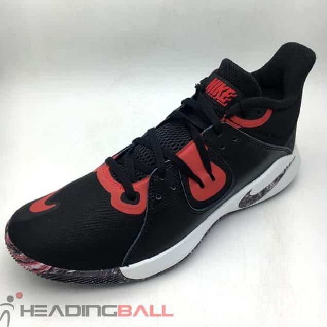 ★ READY SEPATU BASKET PRIA★ SEPATU BASKET NIKE ORIGINAL FLY BY MID BLACK RED CD0189-002 BNIB