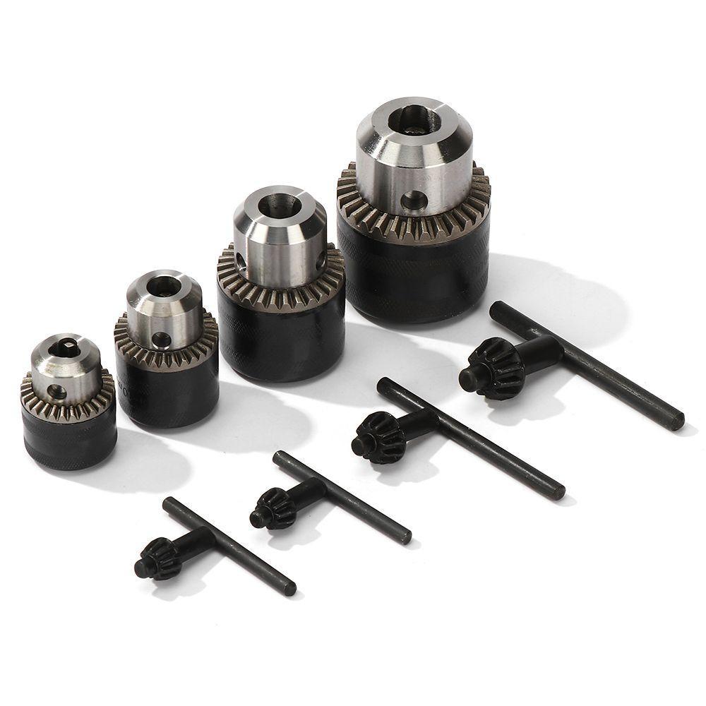 Solighter Drill Chuck Tool Adapter Converter Impact Drills Bits 1per2 &quot;-20UNF &amp; 3.8&quot; -24UNF Drat