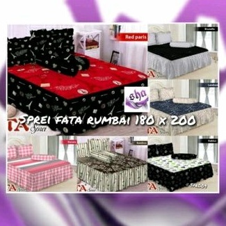 sprei fata rumbai 180×200