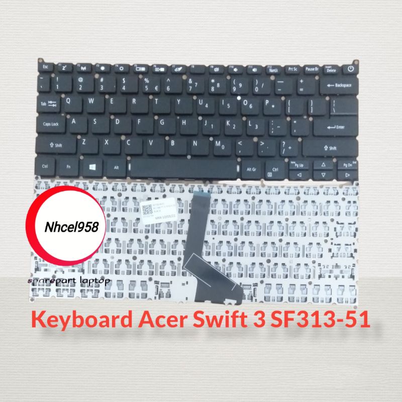 ✅Keyboard Acer Swift 3 SF313-51