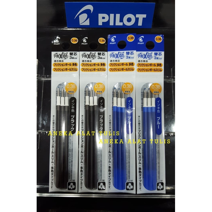 

MURAH PILOT FRIXION SLIM REFILL 0.38 MM / ISI ULANG PEN FRIXION SLIM