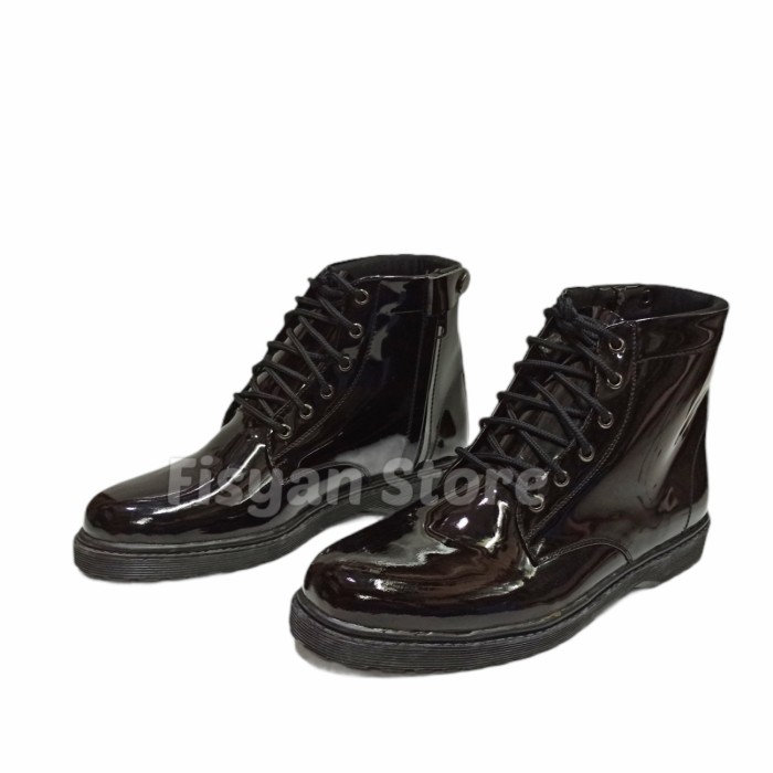 Sepatu PDH Exlusive Hitam Mengkilap AR 0820