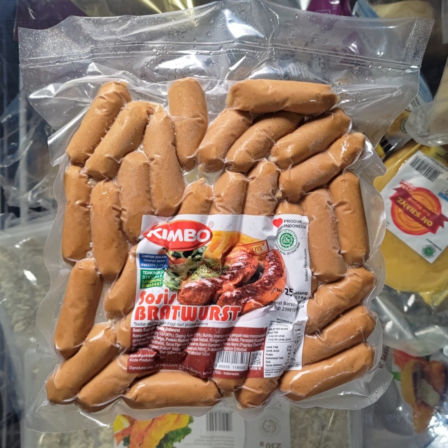

Kimbo sosis bratwurst 450 gr