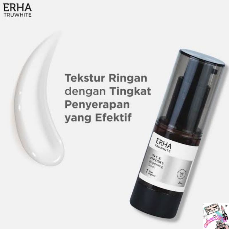 ☃Cutezz_Ching1☃Erha Truwhite Vit C &amp; Peptides Brightening Serum 20ml