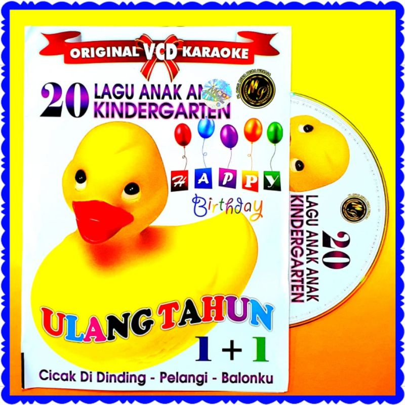 VCD KARAOKE ANAK ANAK LAGU TAMAN KANAK-KANAK TERLARIS & TERPOPULER ORIGINAL